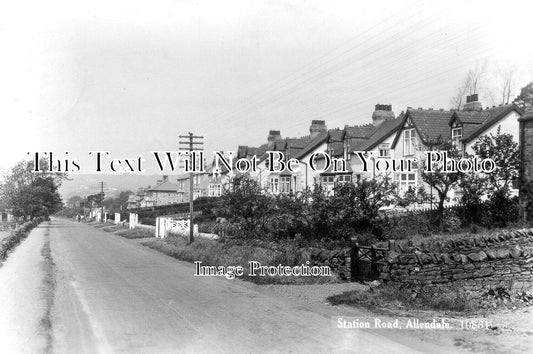 NO 3119 - Station Road, Allendale, Northumberland c1939