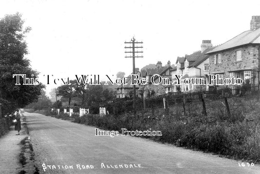 NO 3164 - Station Road, Allendale, Northumberland c1932