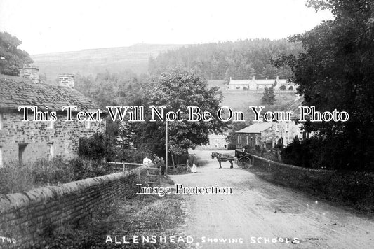 NO 3166 - Allenshead Showing Schools, Northumberland