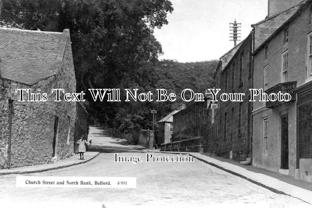 NO 3167 - Church Street & North Bank, Belford, Northumberland