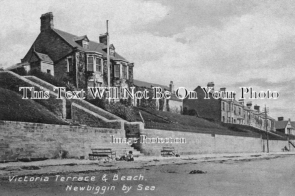NO 34 - Victoria Terrace & Beach, Newbiggin By The Sea, Northumberland