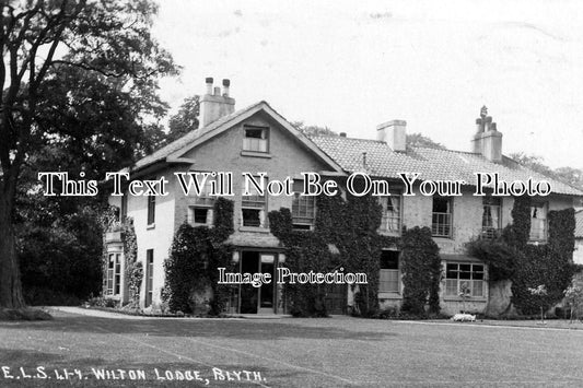 NO 344 - Wilton Lodge, Blyth, Northumberland c1920