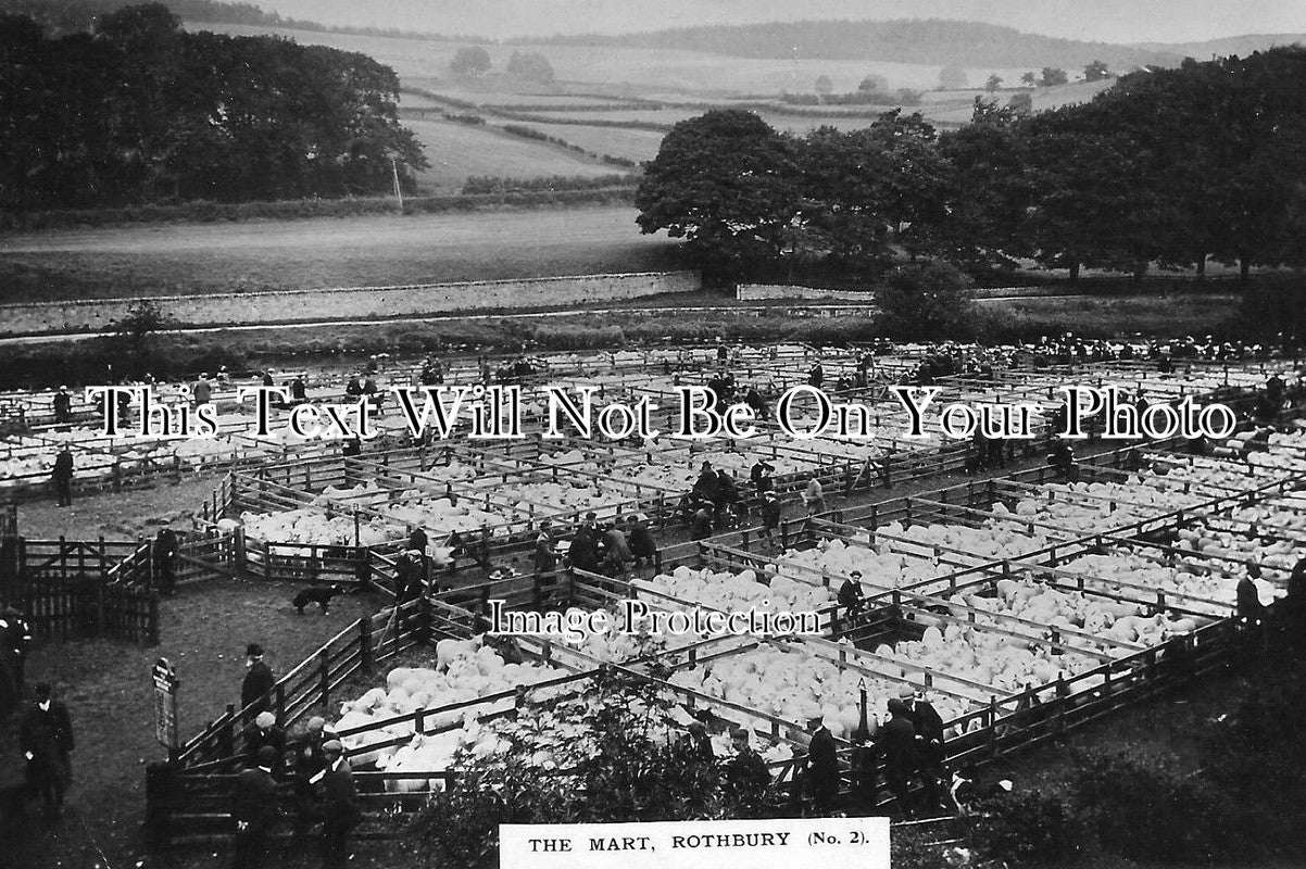 NO 351 - The Mart, Rothbury, Northumberland c1913