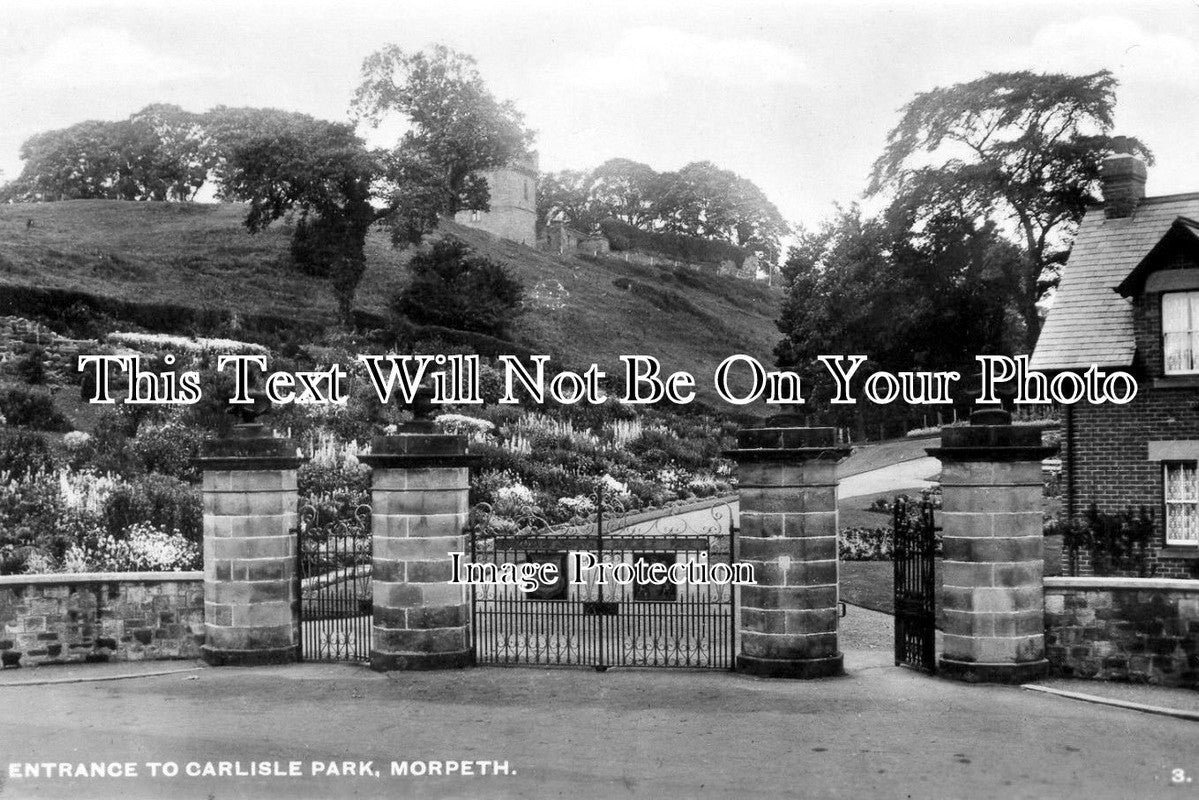 NO 366 - Entrance To Carlisle Park, Morpeth, Northumberland