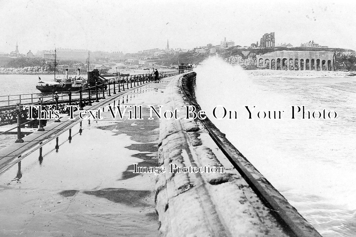 NO 397 - Tynemouth Pier, Northumberland c1908