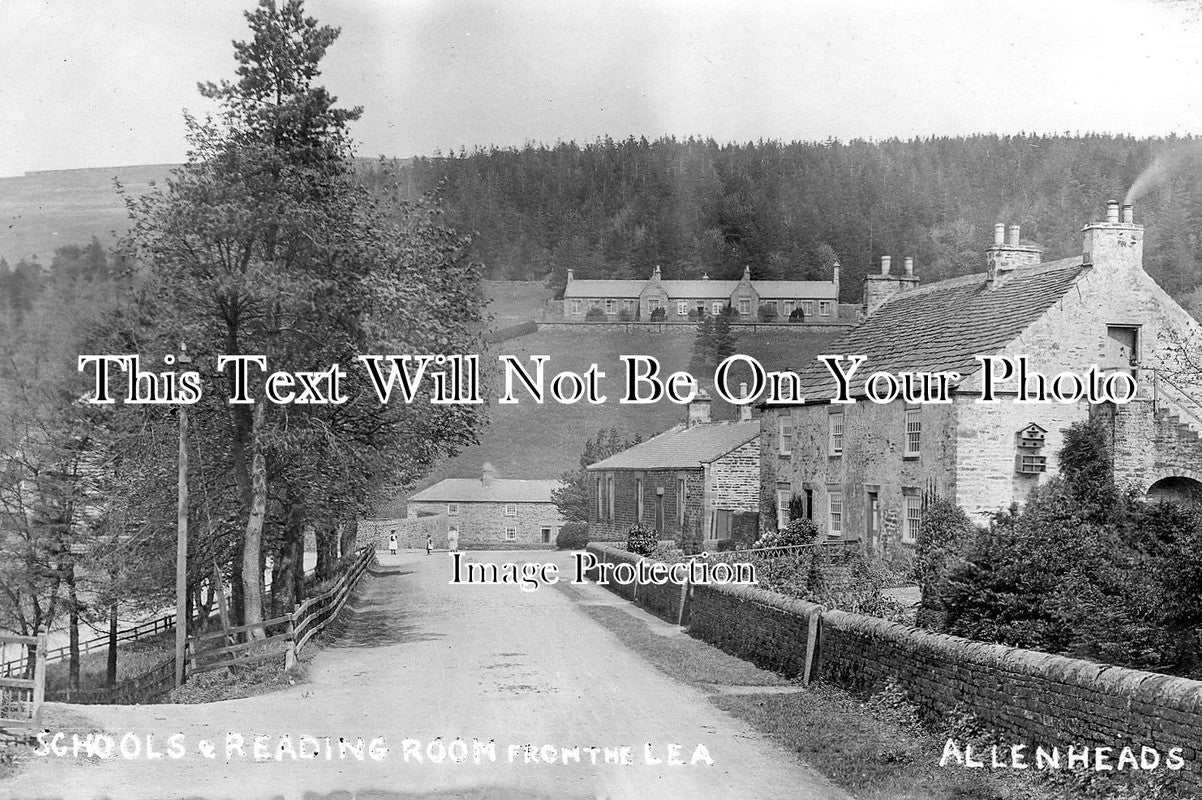 NO 436 - Schools & Reading Room From The Lea, Allenheads, Northumberland