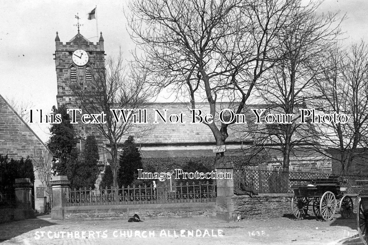 NO 450- St Cuthberts Church, Allendale, Northumberland c1921