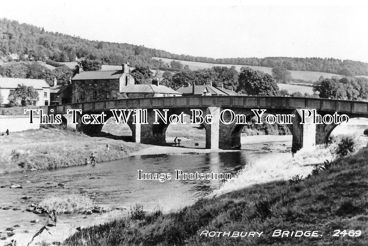 NO 459 - Rothbury Bridge, Northumberland