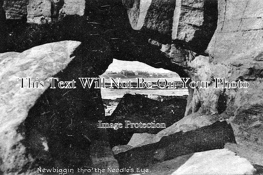 NO 49 - Thro The Needles Eye, Newbiggin By The Sea, Northumberland c1909