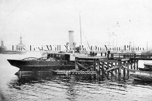NO 511 - Import Docks, Blyth, Northumberland c1905