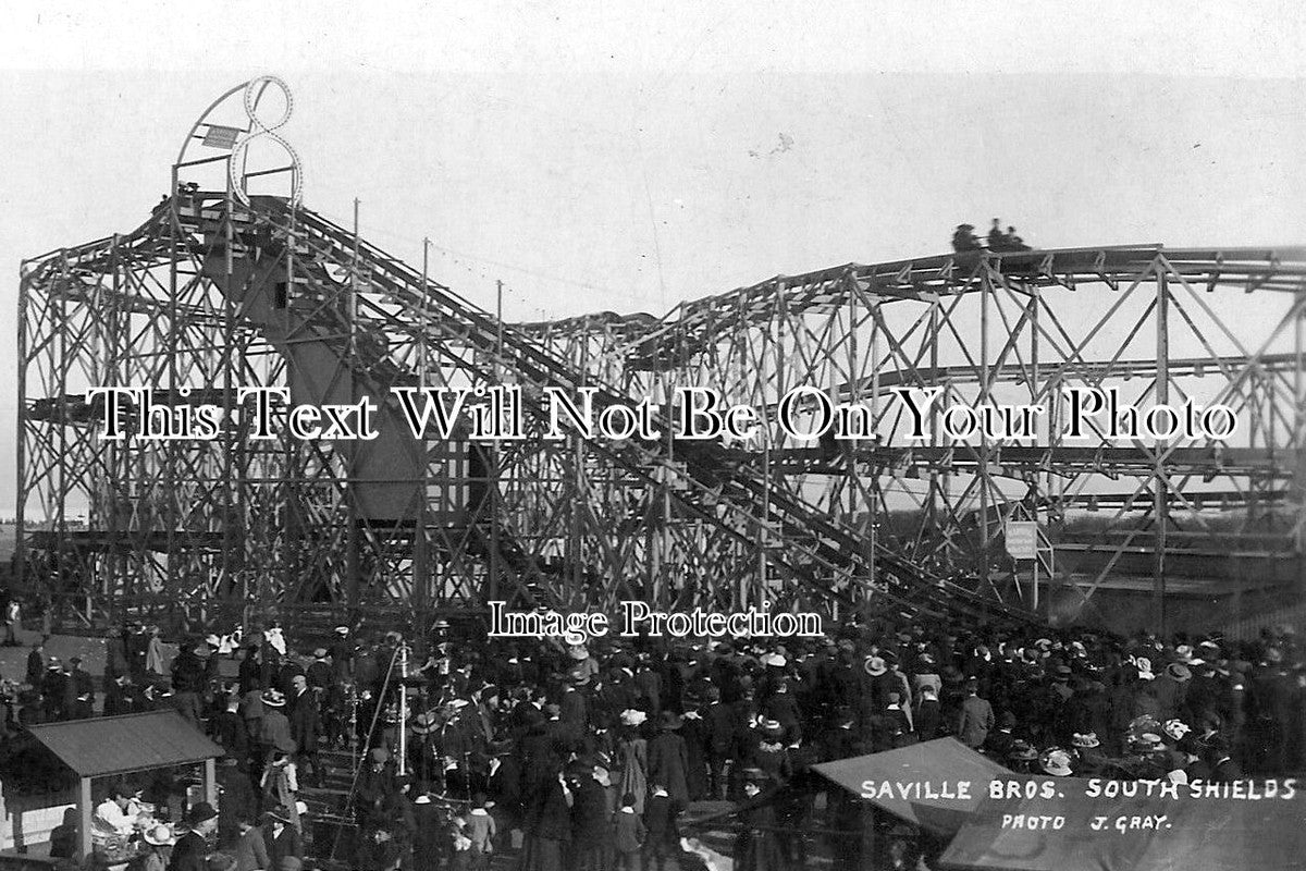 NO 518 - Figure 8 Railway, South Shields Funfair, Northumberland