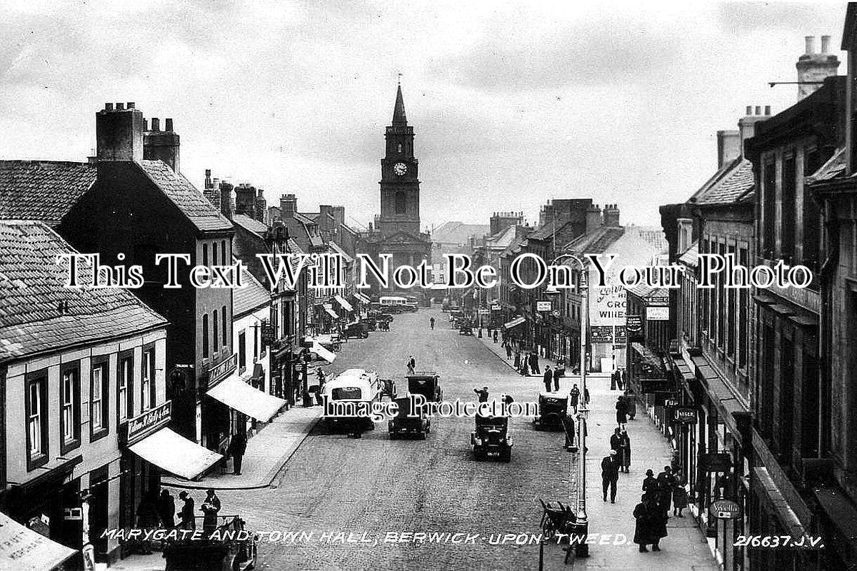 NO 53 - Marygate Town Hall, Berwick Upon Tweed, Northumberland c1935