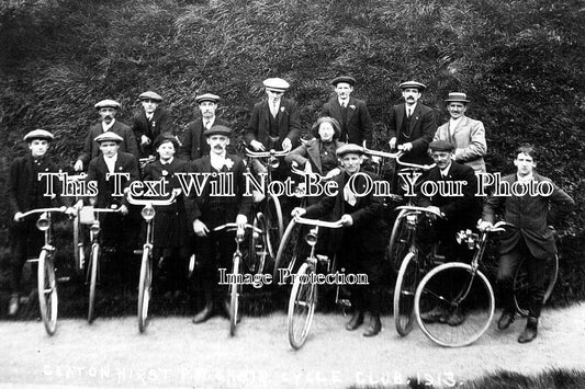 NO 557 - Seaton Hirst Primitive Methodist Choir Cycle Club, Northumberland c1913