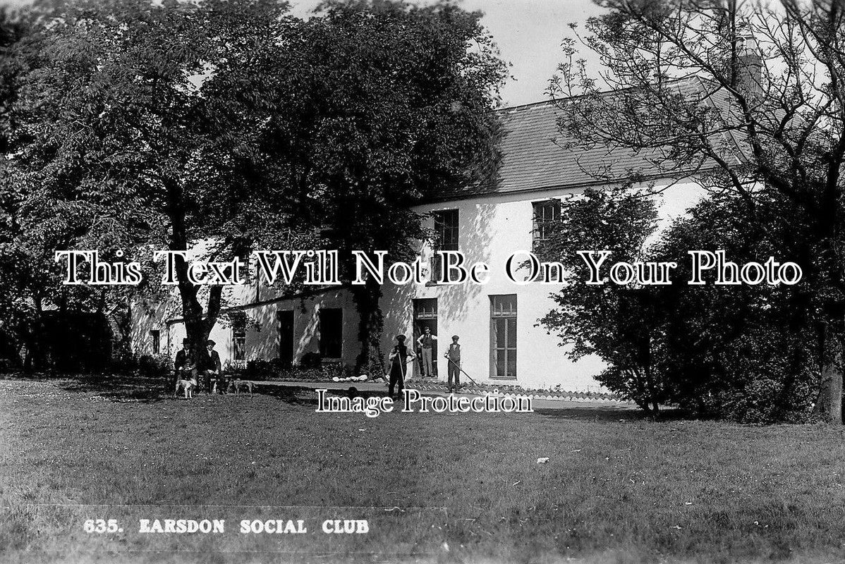 NO 569 - Social Club. Earsdon, Northumberland c1922