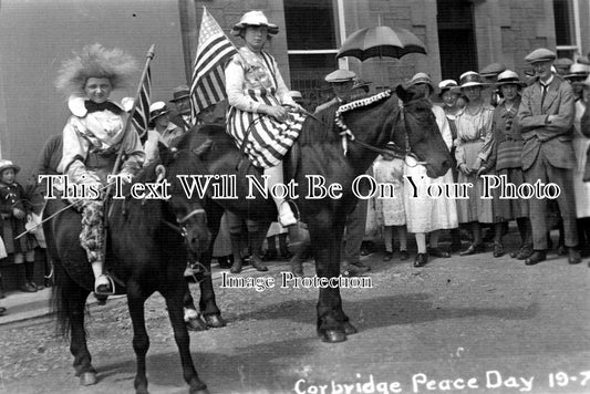 NO 571 - Peace Day, Corbridge, Northumberland WW1