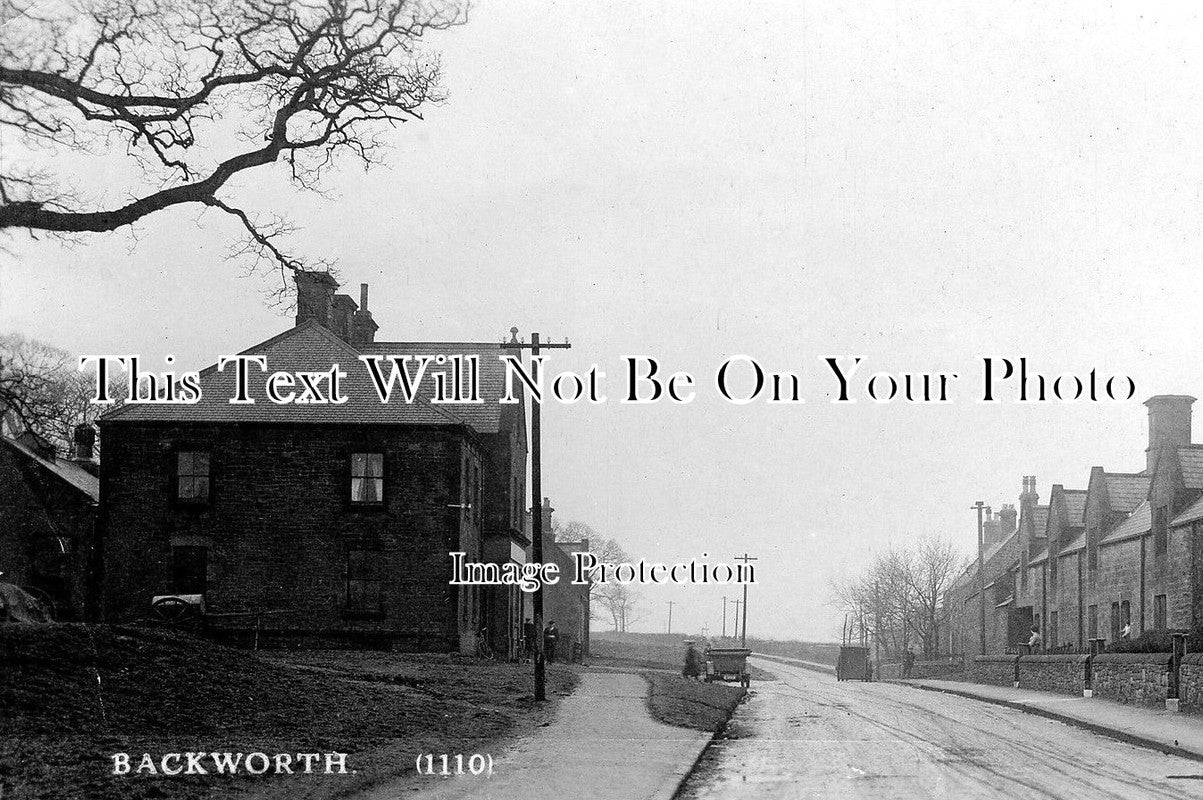 NO 595 - Backworth Lane, Backworth, Northumberland c1916
