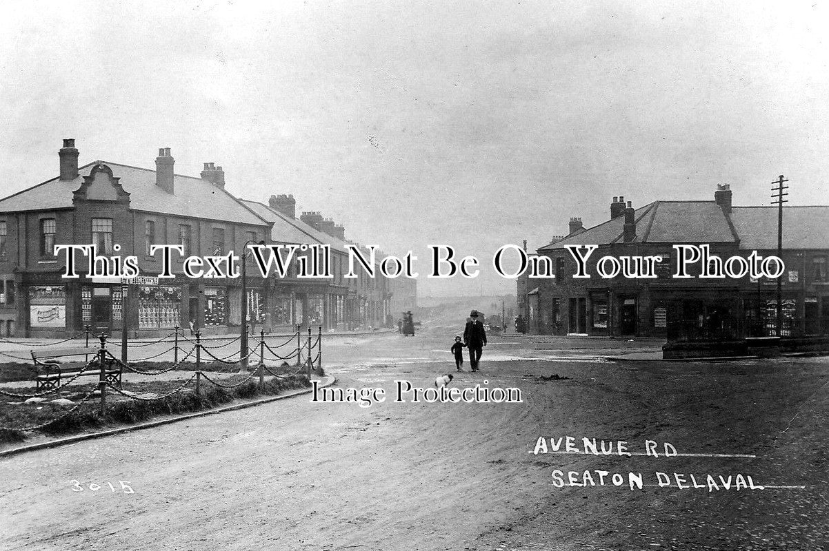 NO 596 - Avenue Road, Seaton Delaval, Northumberland c1915