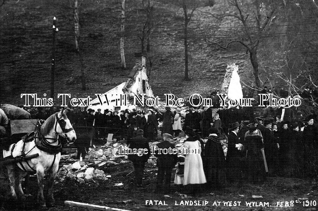 NO 598 - Fatal Landslip At West Wylam, Tyne & Wear, Northumberland