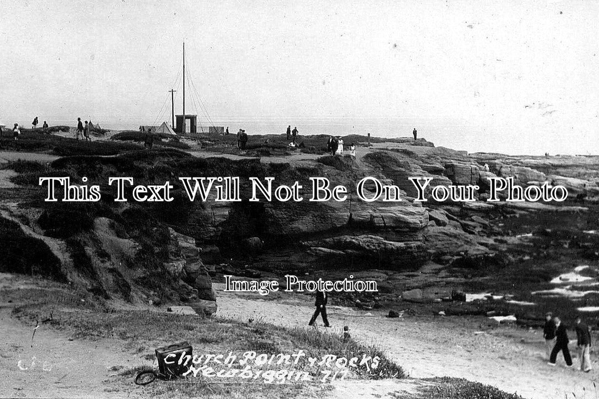 NO 62 - Church Point & Rocks, Newbiggin By The Sea, Northumberland