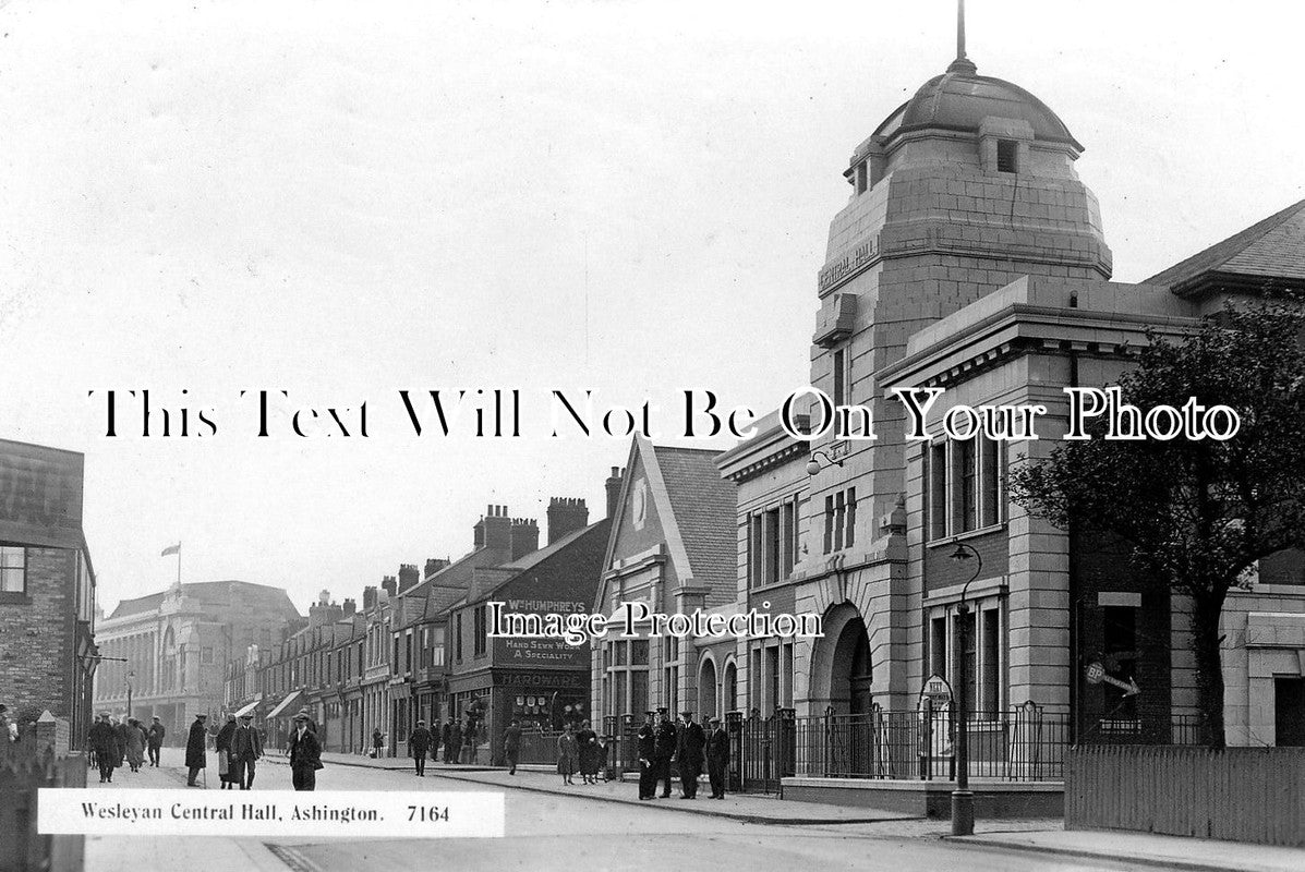 NO 658 - Wesleyan Central Hall & Co Operative Arcade, Ashington, Northumberland c1932