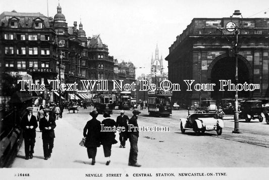 NO 674 - Neville Street & Central Station, Newcastle Upon Tyne, Northumberland