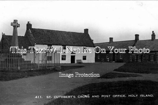 NO 677 - St Cuthberts Cross & Post Office, Holy Island, Northumberland