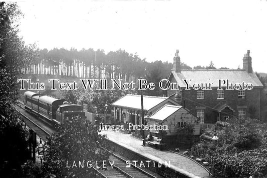 NO 693 - Langley Railway Station, Northumberland c1910