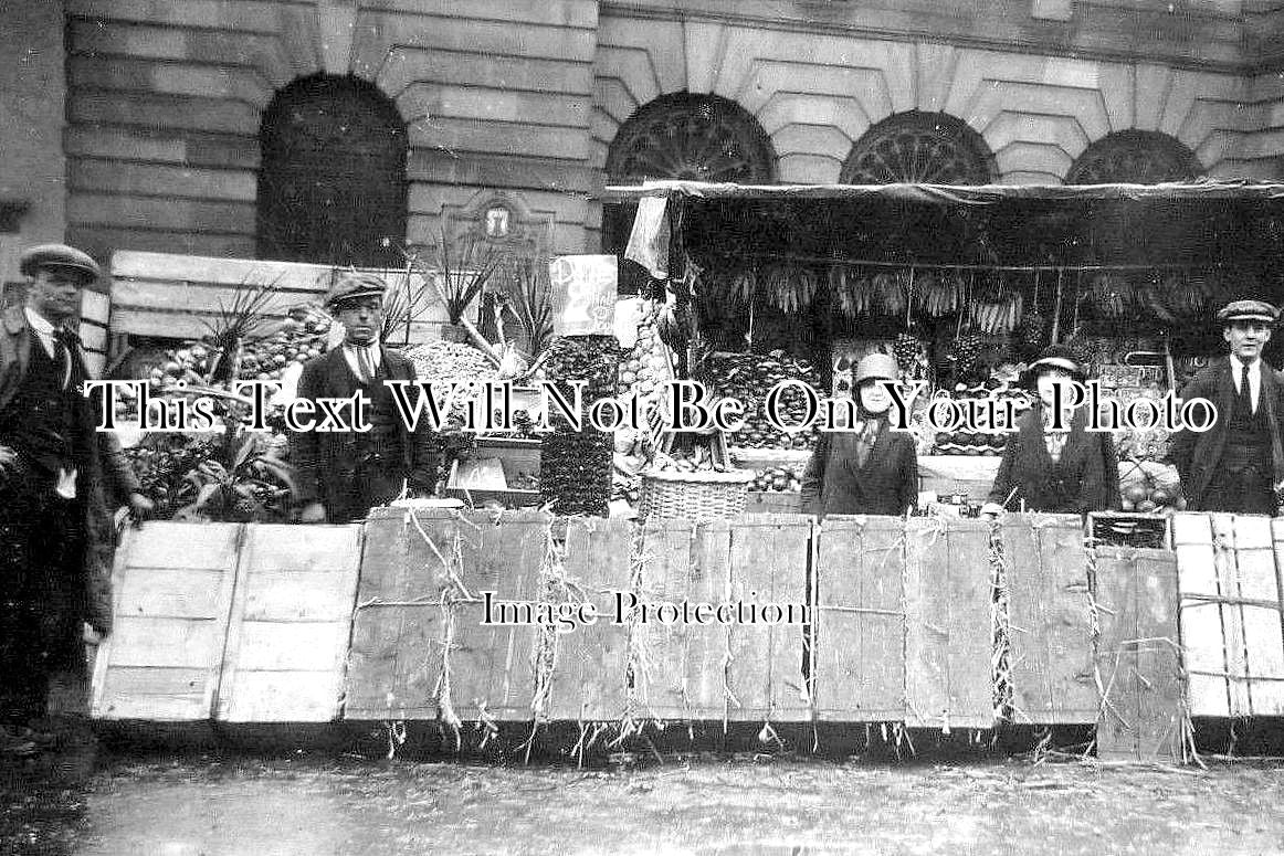 NO 708 - Morpeth Market Fruit Stall, Northumberland c1922