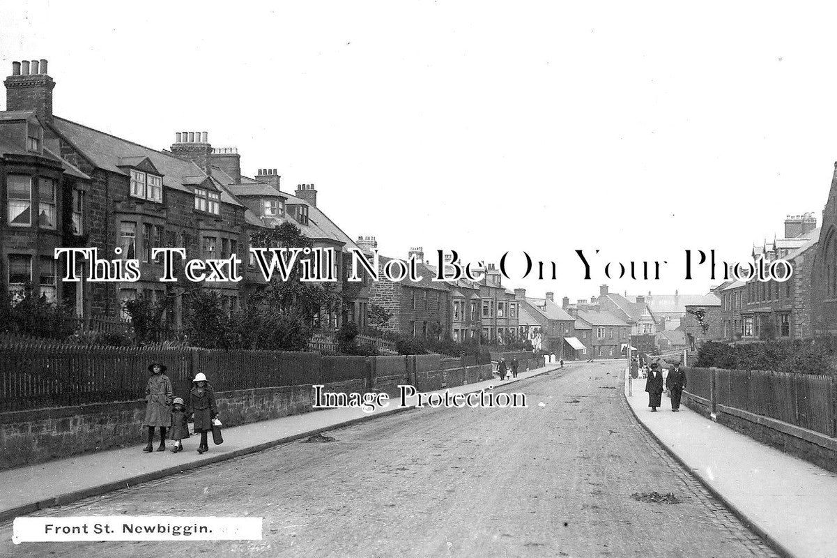 NO 709 - Front Street, Newbiggin, Northumberland c1930