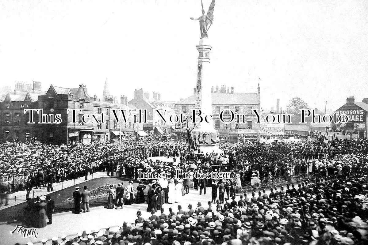 NO 714 - Unveiling The Boer War Memorial, Newcastle, Northumberland