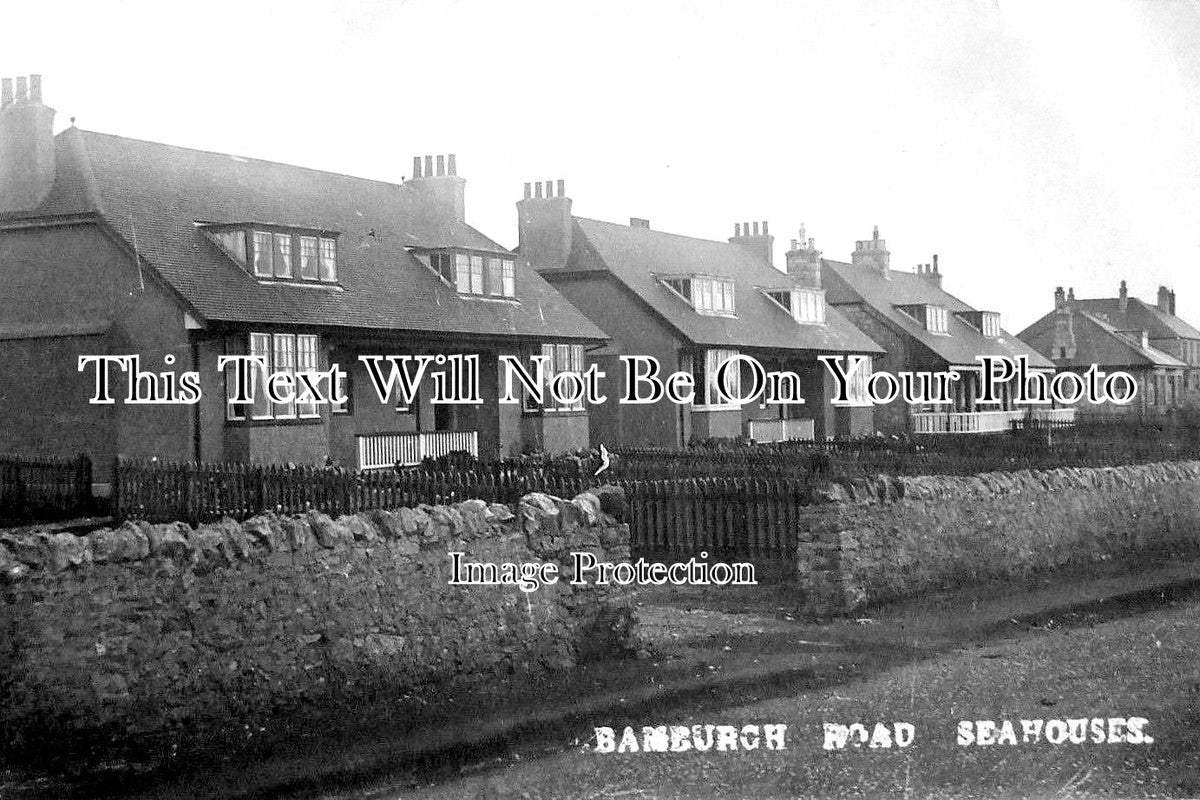 NO 737 - Bamburgh Road, Seahouses, Northumberland c1920
