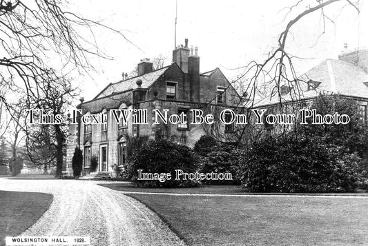 NO 745 - Woolsington Hall, Ponteland, Northumberland c1920