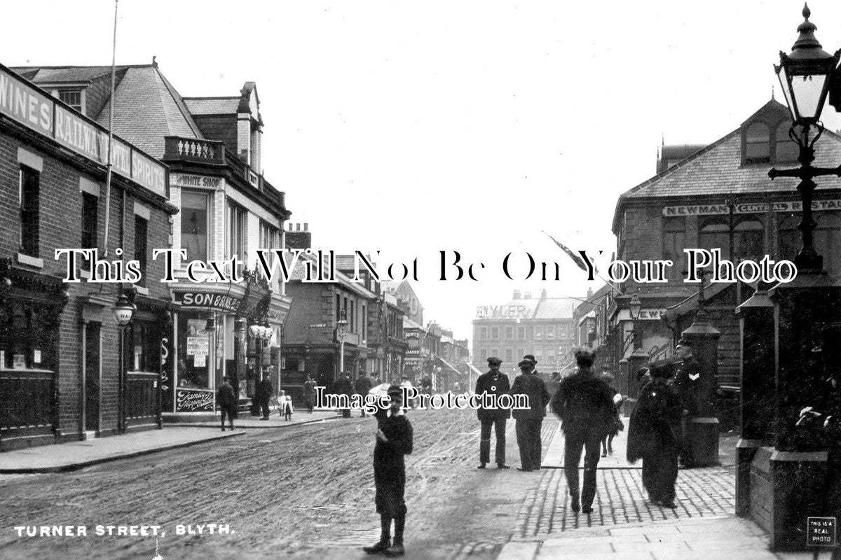 NO 747 - Turner Street, Blyth, Northumberland c1916