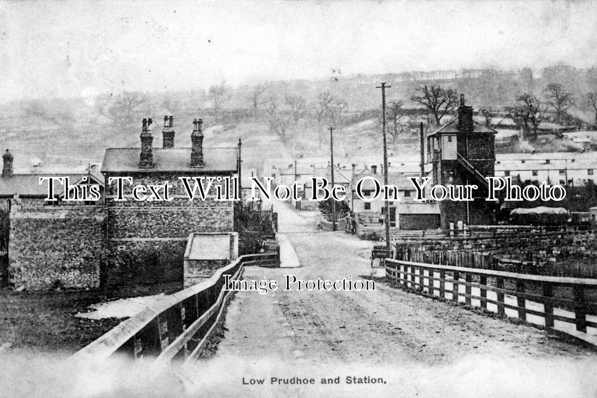 NO 75 - Low Prudhoe Railway Station, Northumberland c1903