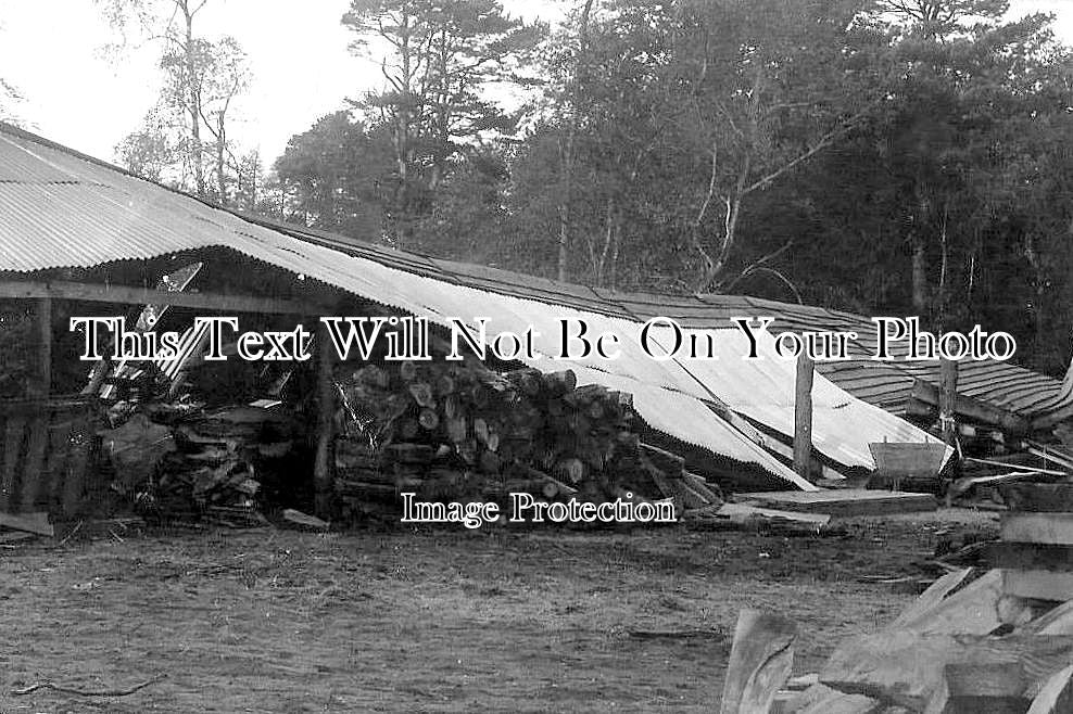 NO 789 - Alnwick Saw Mill Disaster Storm Damage, Northumberland