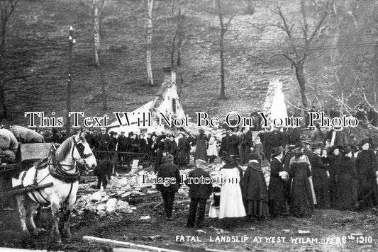 NO 866 - Fatal Landslip, West Wylam Colliery, Prudhoe, Northumberland 1910