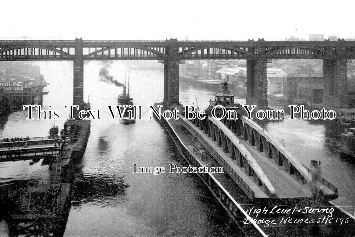 NO 887 - High Level & Swing Bridge, Newcastle Upon Tyne, Northumberland