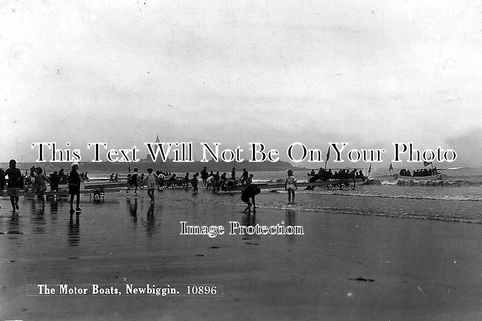 NO 90 - The Motor Boats, Newbiggin By The Sea, Northumberland