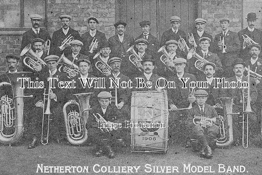 NO 93 - Netherton Colliery Silver Model Band, Northumberland