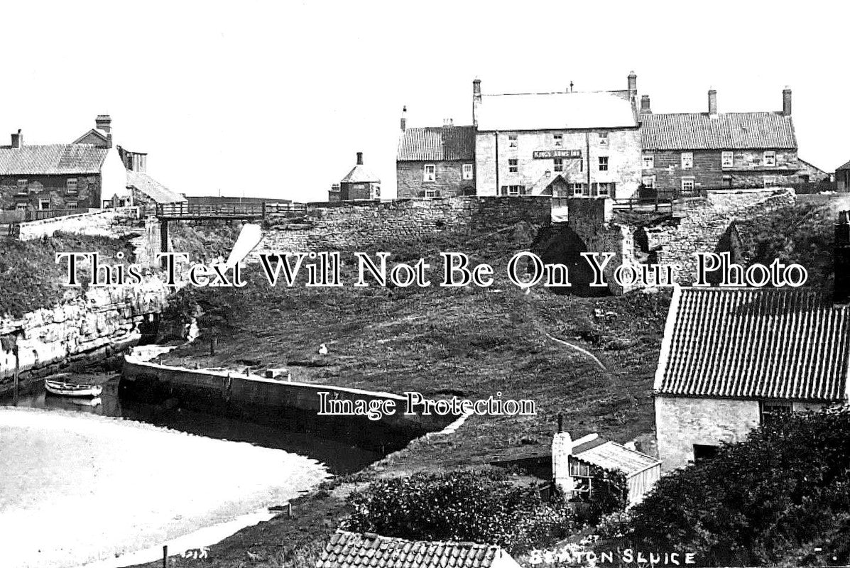 NO 935 - Kings Arms Inn Pub, Seaton Sluice, Northumberland c1922