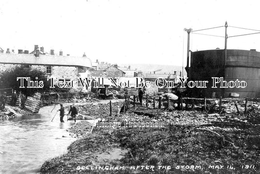 NO 948 - Bellingham After The Storm, Hexham, Northumberland c1911