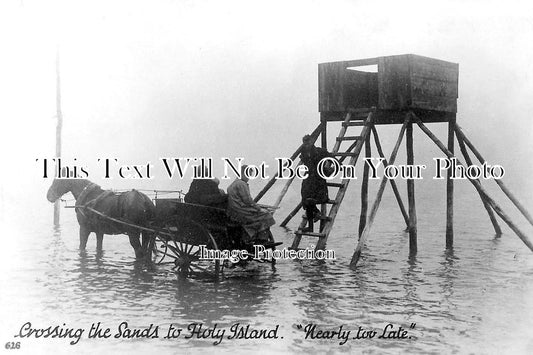 NO 966 - Crossing Sands To Holy Island, Northumberland