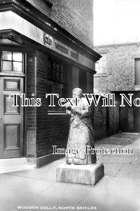 NO 973 - Wooden Dolly, North Shields, Northumberland