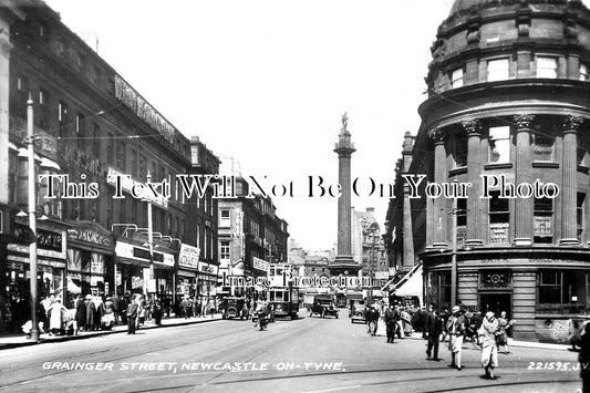 NO 986 - Grainger Street, Newcastle On Tyne, Northumberland c1937
