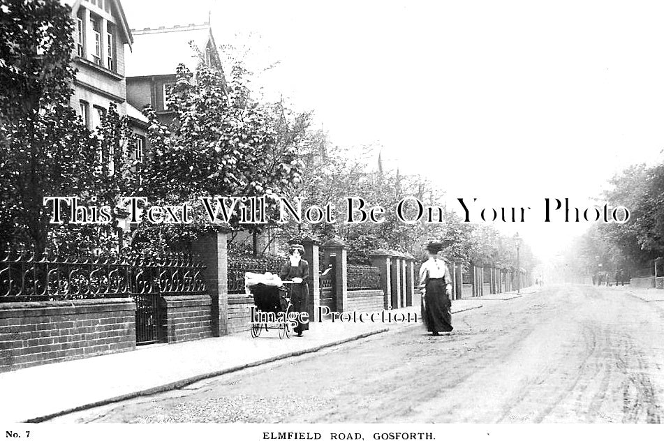 NO 987 - Elmfield Road, Gosforth, Northumberland c1911