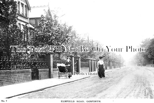 NO 987 - Elmfield Road, Gosforth, Northumberland c1911