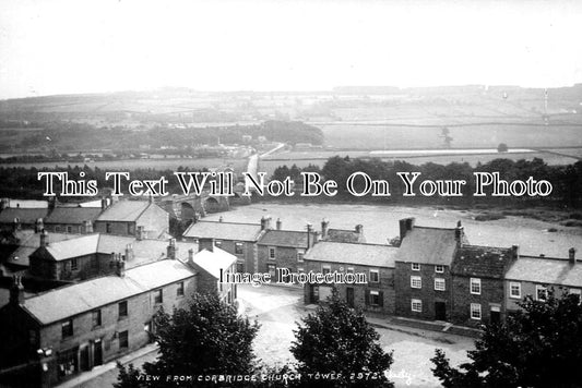 NO 988 - Corbridge From Church Tower, Northumberland