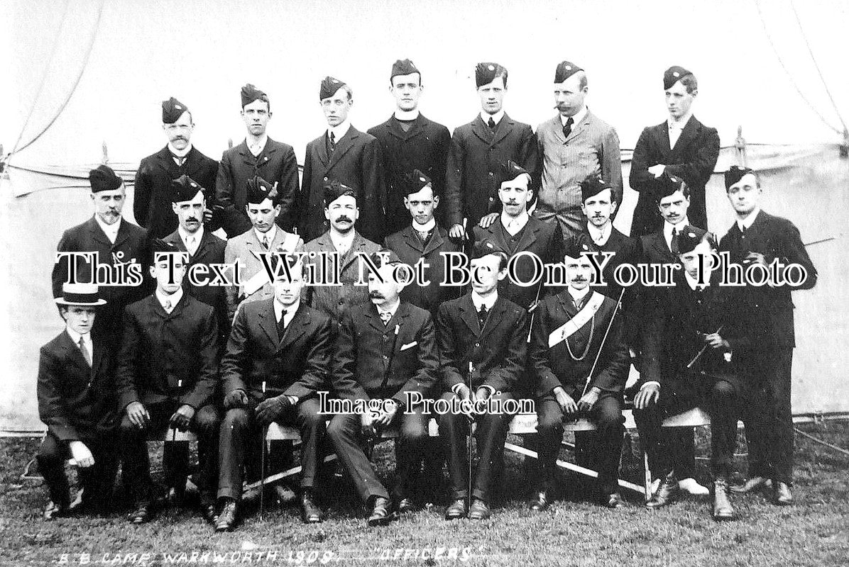 NO 989 - Boys Brigade Officers Camp, Warkworth, Northumberland 1909