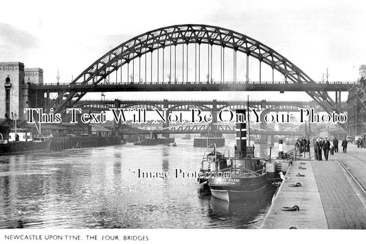 NO 996 - The Four Bridges, Newcastle Upon Tyne, Northumberland