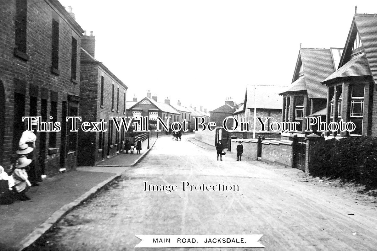 NT 1001 - Main Road, Jacksdale, Nottinghamshire c1912